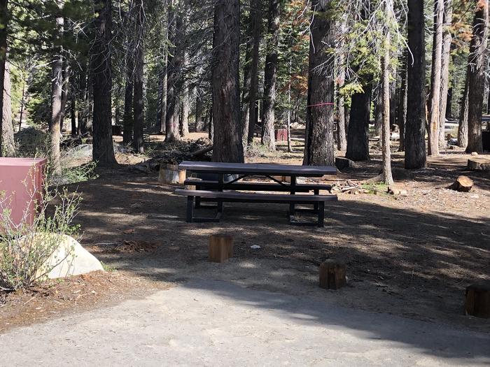 Rancheria site #64picnic table, fire pit, bear box