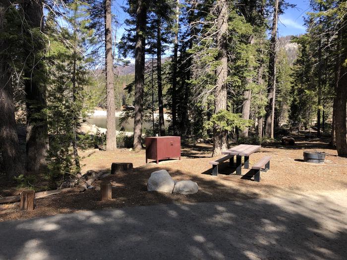Rancheria Site #65picnic table, fire pit, bear box 