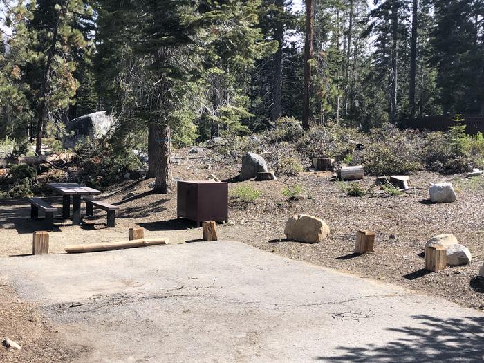 Rancheria Site #73picnic table, fire pit, bear box