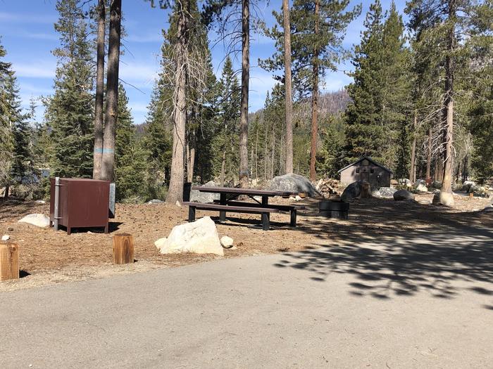 Rancheria Site #74picnic table, fire pit, bear box