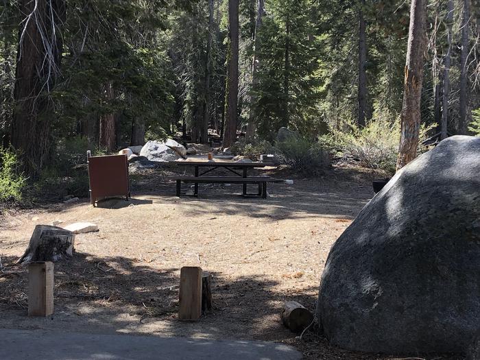 Rancheria Site #76picnic table, fire pit, bear box 