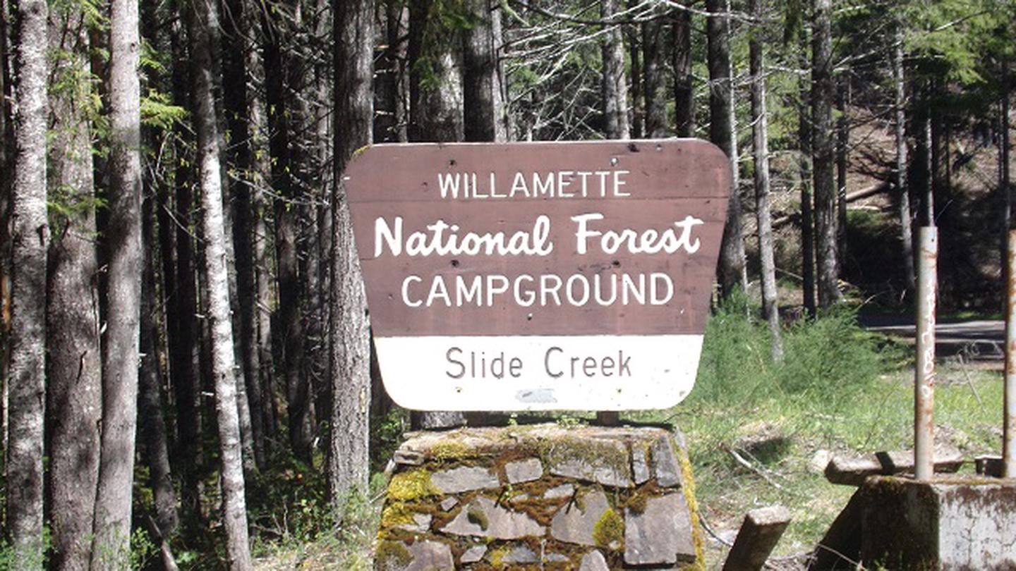 Slide Creek Sign