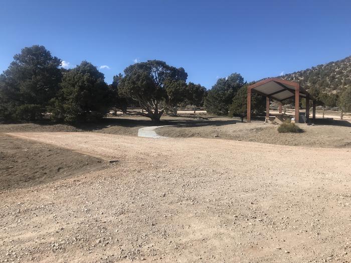 A photo of Group  Site 1 at Rocky Peak Campground with large pavilion