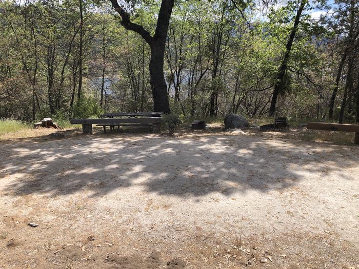 A photo of Site 014 of Loop WISHON BASS LAKE at WISHON BASS LAKE with Picnic Table, Fire Pit, Shade, Lake View