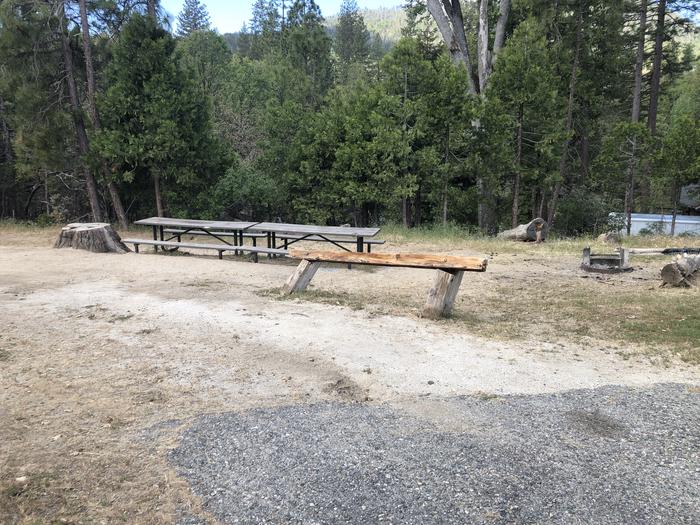A photo of Site 013 of Loop WISHON BASS LAKE at WISHON BASS LAKE with Picnic Table, Fire Pit, Tent Pad, Double Site, Pull Thru. 