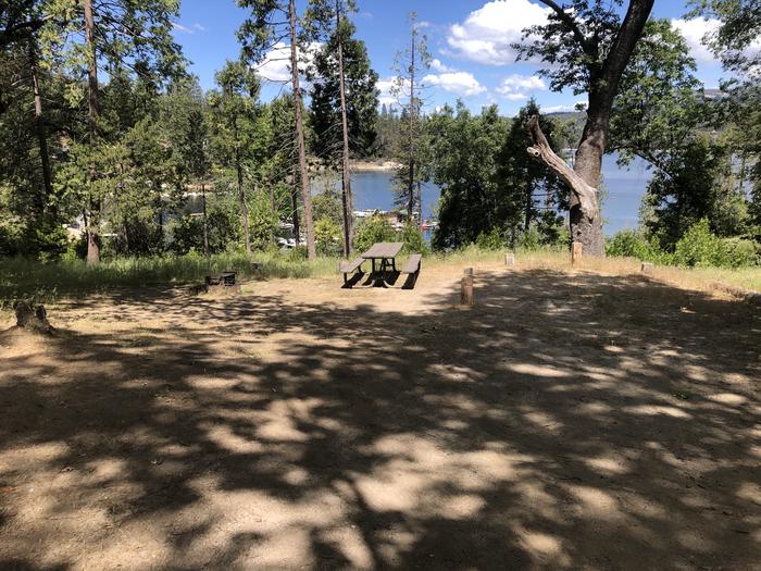 A photo of Site 009 of Loop WISHON BASS LAKE at WISHON BASS LAKE with Picnic Table, Fire Pit, Shade, Lake View.