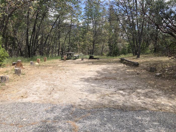 A photo of Site 024 of Loop WISHON BASS LAKE at WISHON BASS LAKE with Picnic Table, Fire Pit, Shade