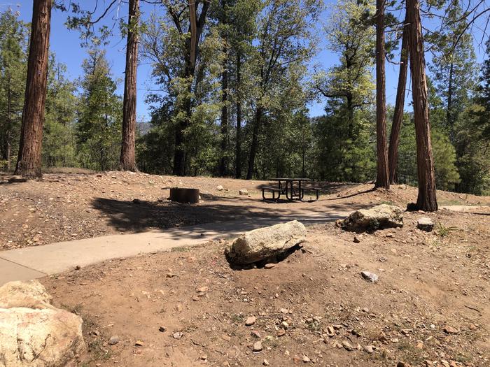 A photo of Site 007 of Loop SPRING COVE at SPRING COVE with Picnic Table, Fire Pit, Shade, Tent Pad