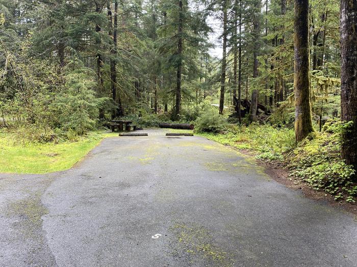 A photo of Site 005 of Loop LOOP A at COHO CAMPGROUND with No Amenities Shown