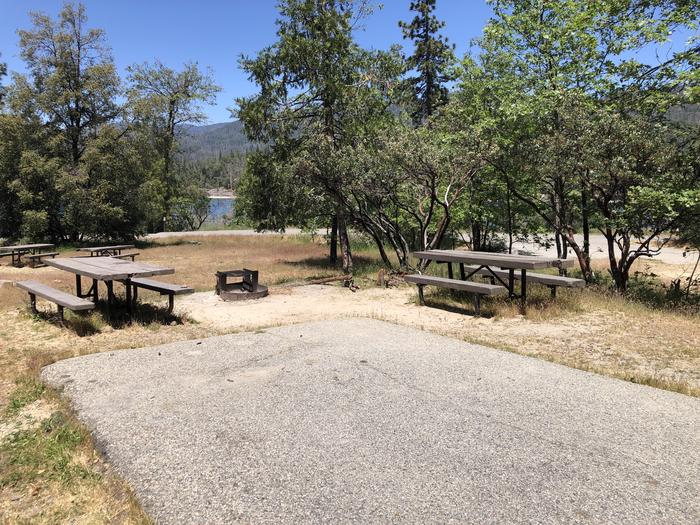 A photo of Site 007 of Loop 01-07 at CEDAR BLUFF with Picnic Table, Fire Pit, Tent Pad