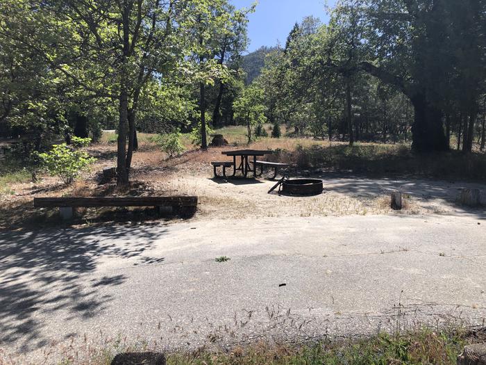 A photo of Site 072 of Loop 63-75 at LUPINE with Picnic Table, Fire Pit, Shade, Tent Pad