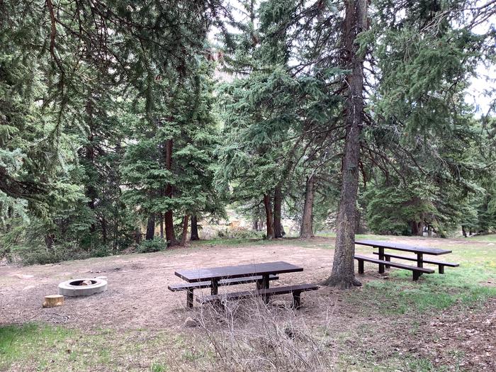 A photo of Site 02 of Loop Riverside at BRIDGES CAMPGROUND with Picnic Table, Fire Pit