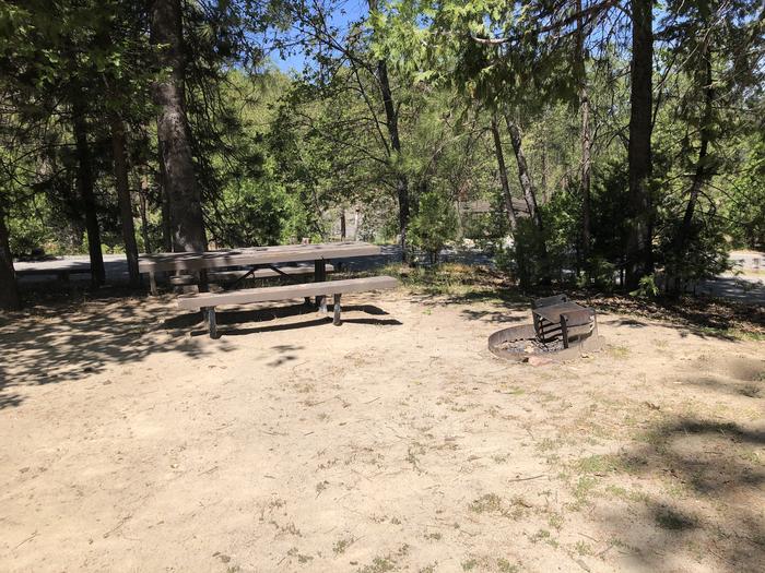 A photo of Site 111 of Loop 94-113 at LUPINE with Picnic Table, Fire Pit, Shade