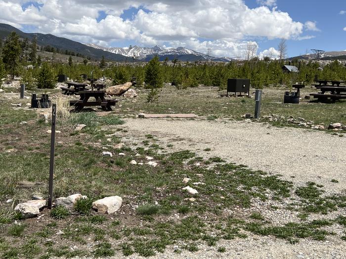 A photo of Site 002 of Loop LOWR at LOWRY CAMPGROUND with Picnic Table, Fire Pit, Food Storage, Tent Pad