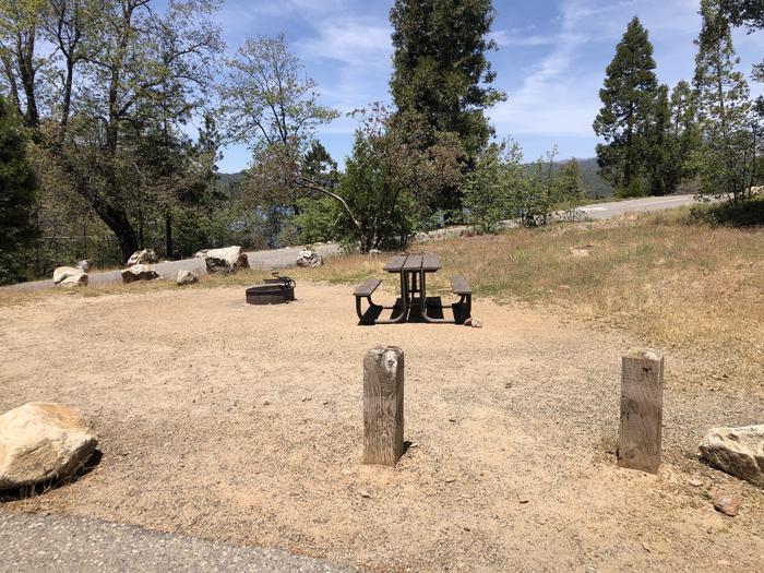 A photo of Site 009 of Loop FORKS CAMPGROUND at Forks Campground (Sierra) with Picnic Table, Fire Pit, Tent Pad