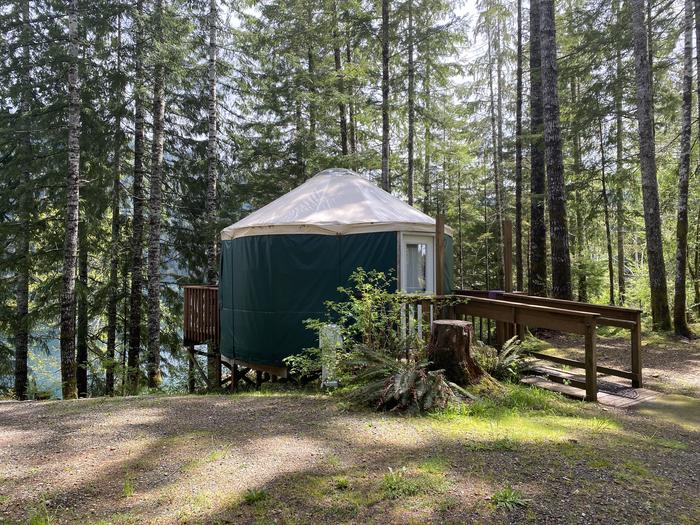 A photo of Site Yurt 50 of Loop WALK-IN at COHO CAMPGROUND with Lean To / Shelter - Yurt