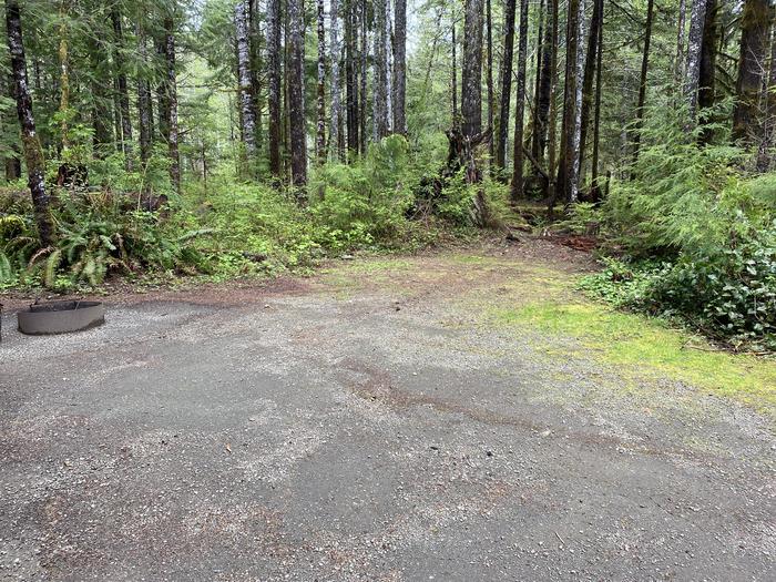 A photo of Site 026 of Loop LOOP B at COHO CAMPGROUND with Fire Pit, Tent Pad