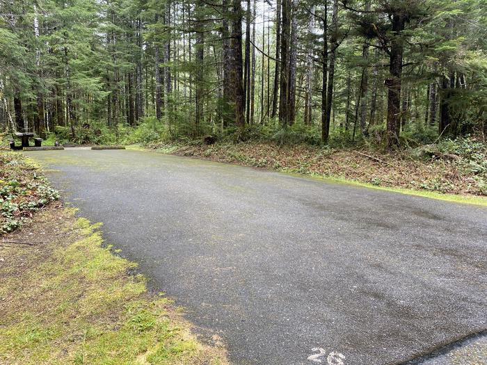 A photo of Site 026 of Loop LOOP B at COHO CAMPGROUND with No Amenities Shown
