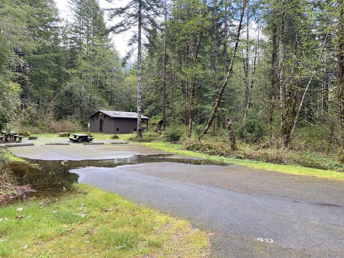A photo of Site 040 of Loop LOOP B at COHO CAMPGROUND with No Amenities Shown