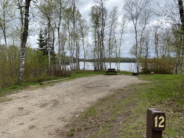 Site 012 at PFEIFFER LAKE with Picnic Table, Fire Pit, Waterfront