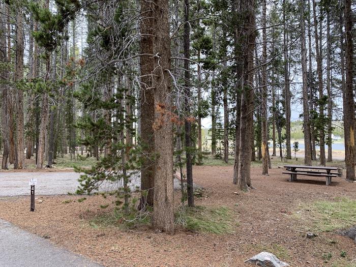 A photo of Site 041 of Loop B at PHILIPSBURG BAY CAMPGROUND with Picnic Table, Fire Pit, Shade