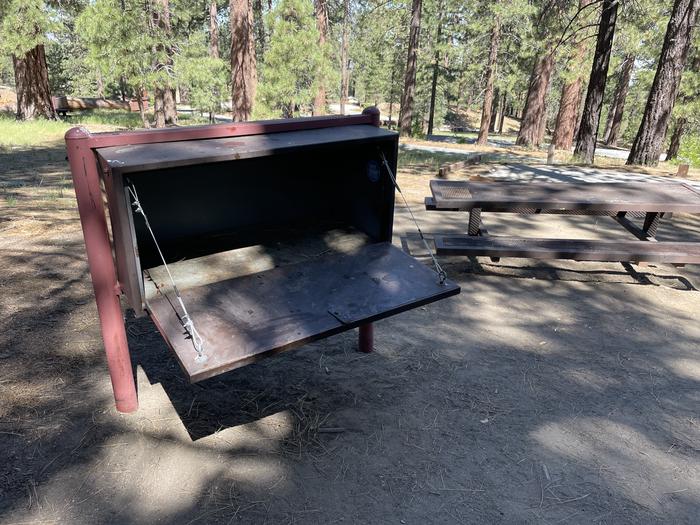 A photo of Site 038 of Loop BROK at TABLE MOUNTAIN (ANGELES) with Picnic Table, Fire Pit, Shade