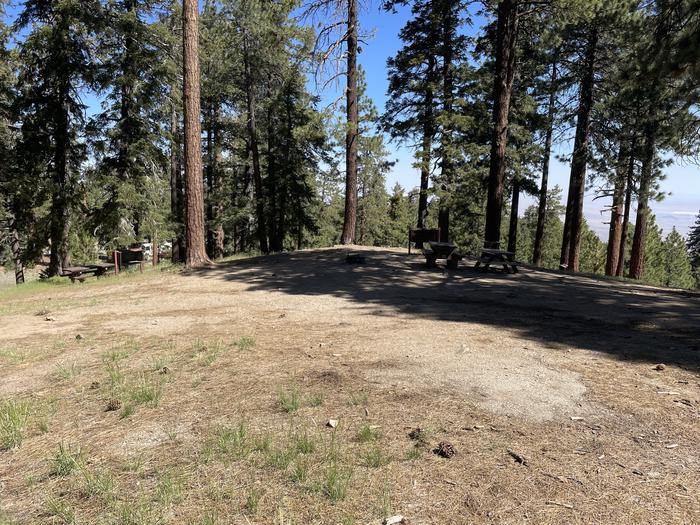 A photo of Site 25-28 QUAD of Loop BROK at TABLE MOUNTAIN (ANGELES) with Picnic Table, Fire Pit, Shade