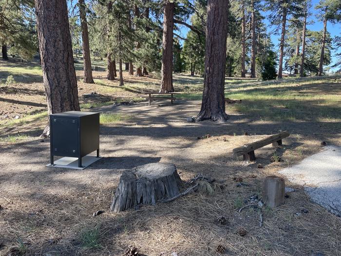 A photo of Site 012 of Loop KNOL at TABLE MOUNTAIN (ANGELES) with Picnic Table, Fire Pit, Shade