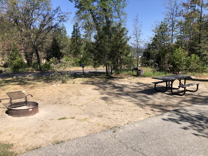 A photo of Site 014 of Loop FORKS CAMPGROUND at Forks Campground (Sierra) with Picnic Table, Fire Pit