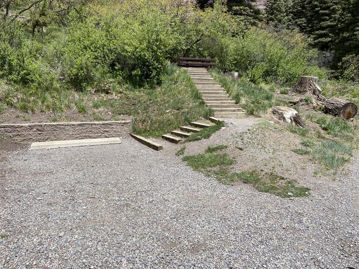 A photo of Site 013 of Loop AMPHITHEATER  at AMPHITHEATER (CO) with Picnic Table, Fire Pit, Tent Pad, Lantern Pole
