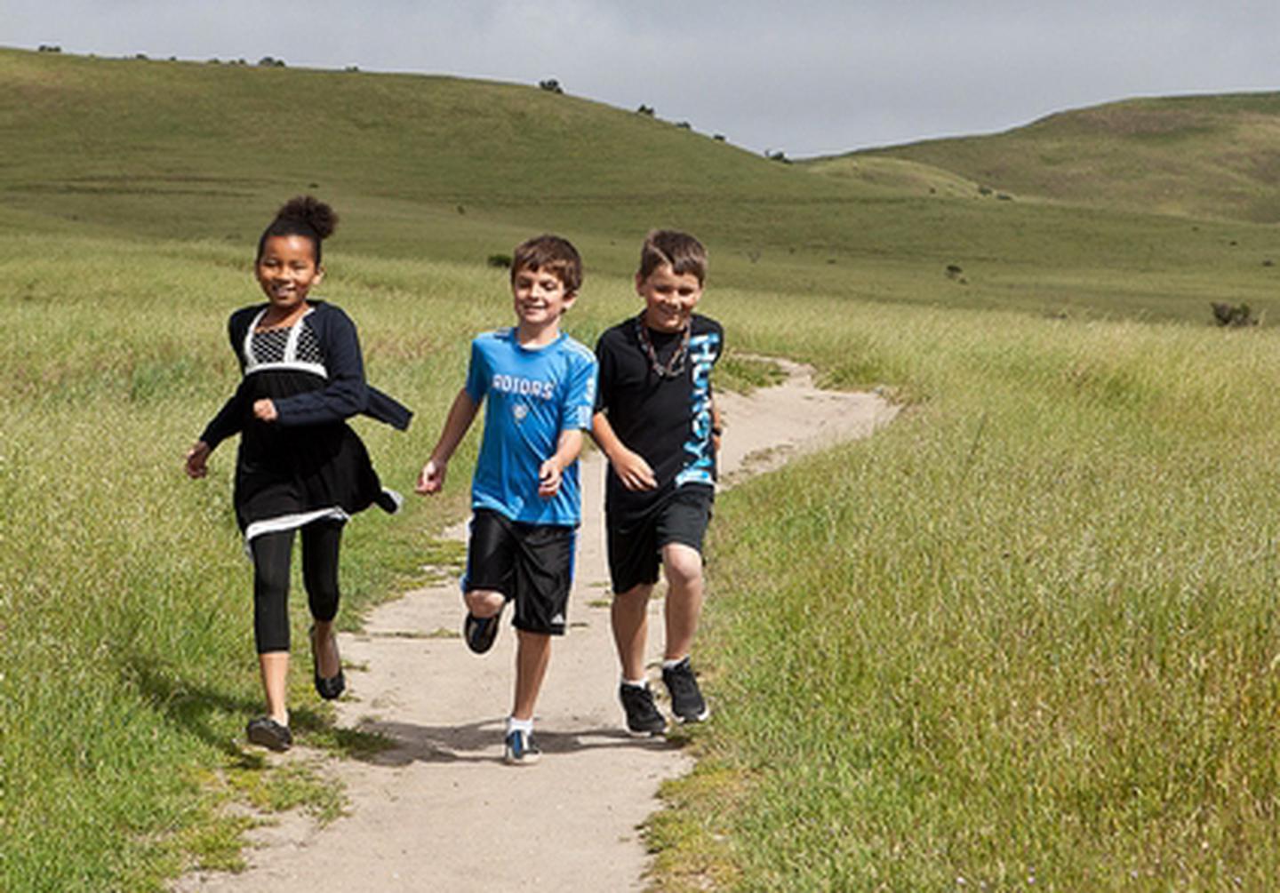 Outdoor ClassroomElementary school hildren run, play, and learn at the Fort Ord National Monument.