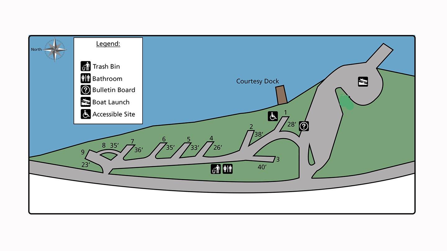 Snag Cove Site Map