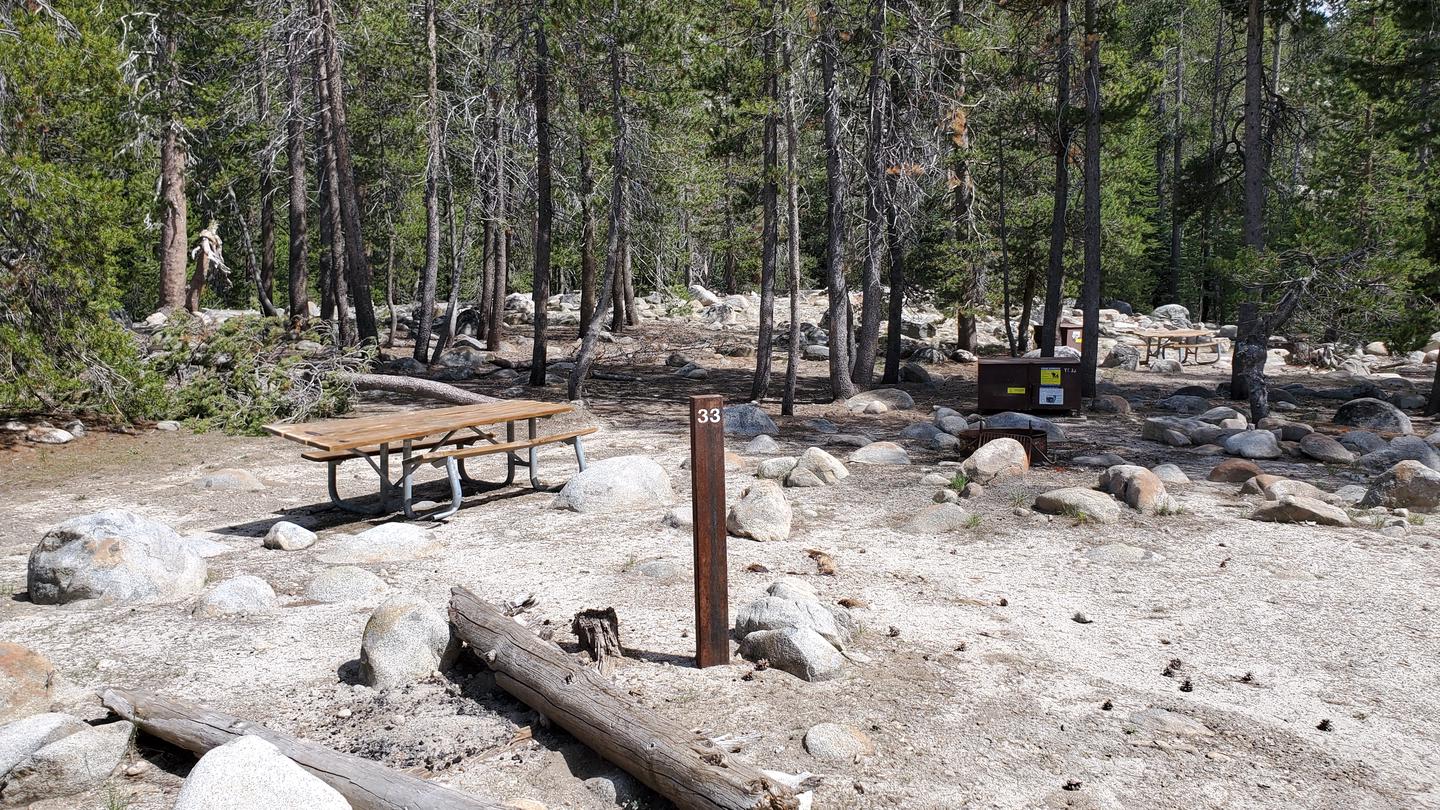 Yosemite Creek Site #33 Close-Up