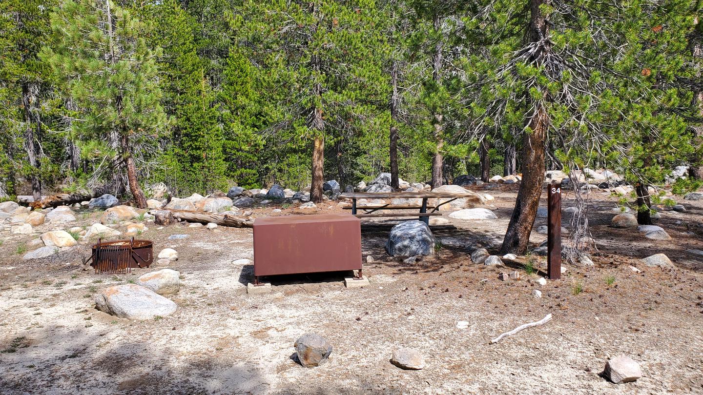 Yosemite Creek Site #34 Close-Up