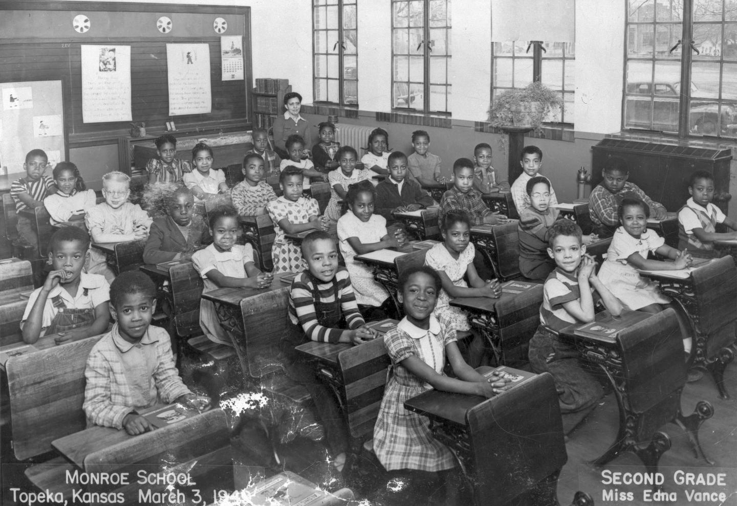 Monroe ClassroomMonroe School Class Photo 1949