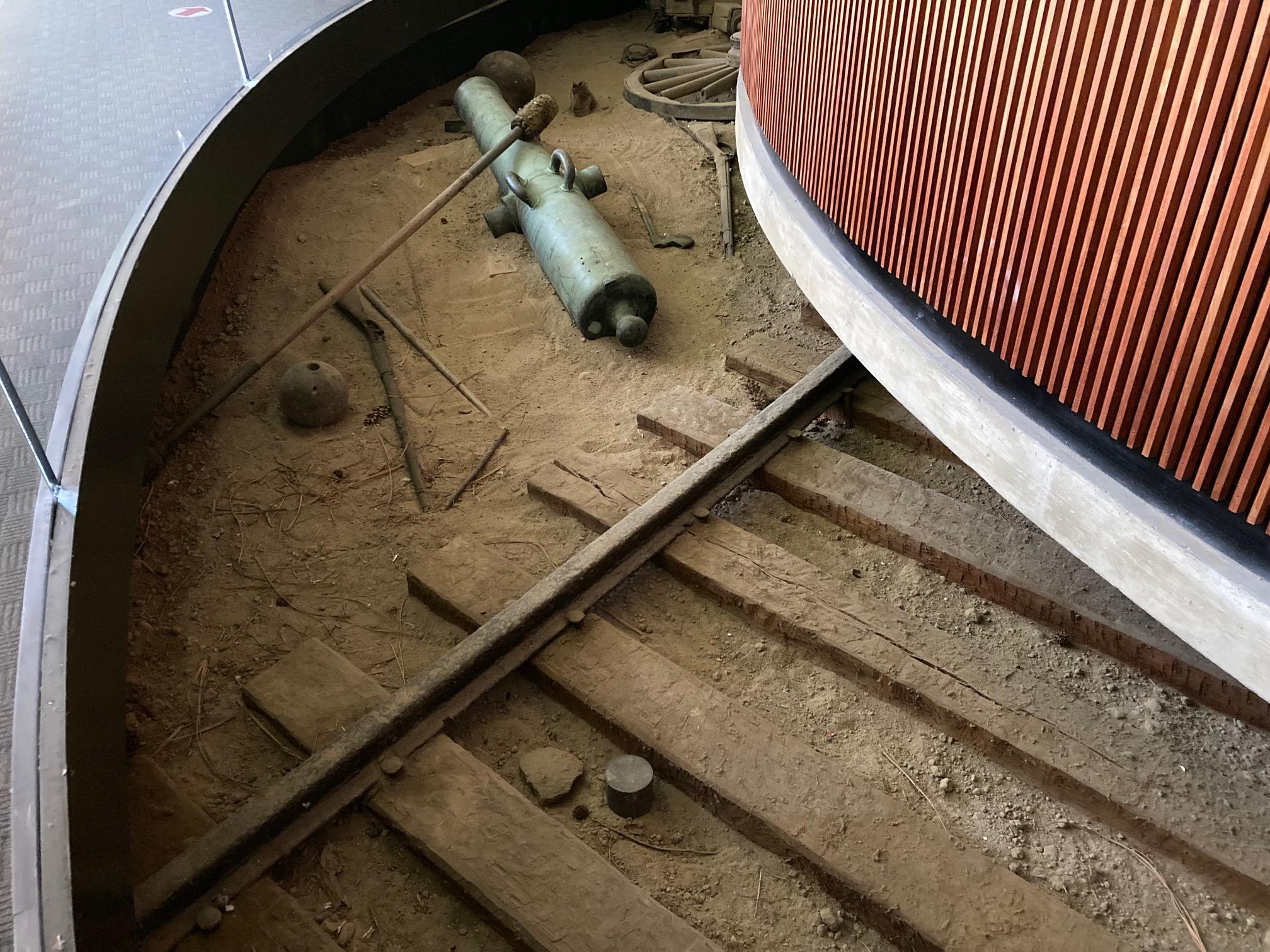 Cannon and Railroad Tracks
