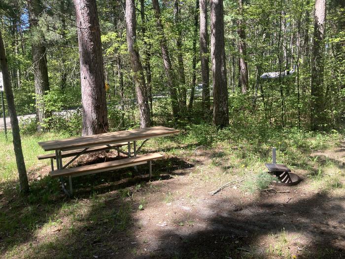 A photo of Site 024 of Loop NORW at NORWAY BEACH LOOP with Picnic Table, Fire Pit
