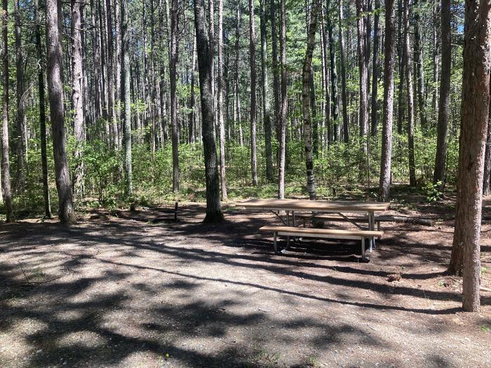 A photo of Site 040 of Loop NORW at NORWAY BEACH LOOP with Picnic Table, Fire Pit