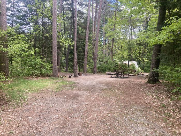 A photo of Site 030 of Loop MANAGEMENT SITES at DEER LAKE with Picnic Table, Fire Pit