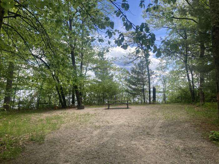 A photo of Site 014 of Loop MANAGEMENT SITES at DEER LAKE with Picnic Table, Fire Pit