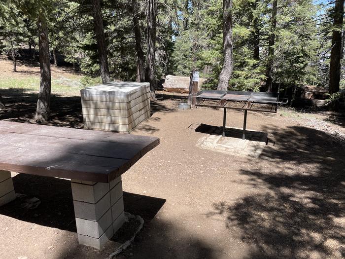 A photo of Site 005 of Loop AREA JACKSON FLAT at JACKSON FLATS with Picnic Table, Shade, Food Storage