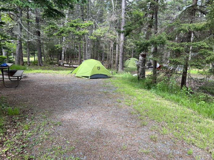 Site A 32 with small tent