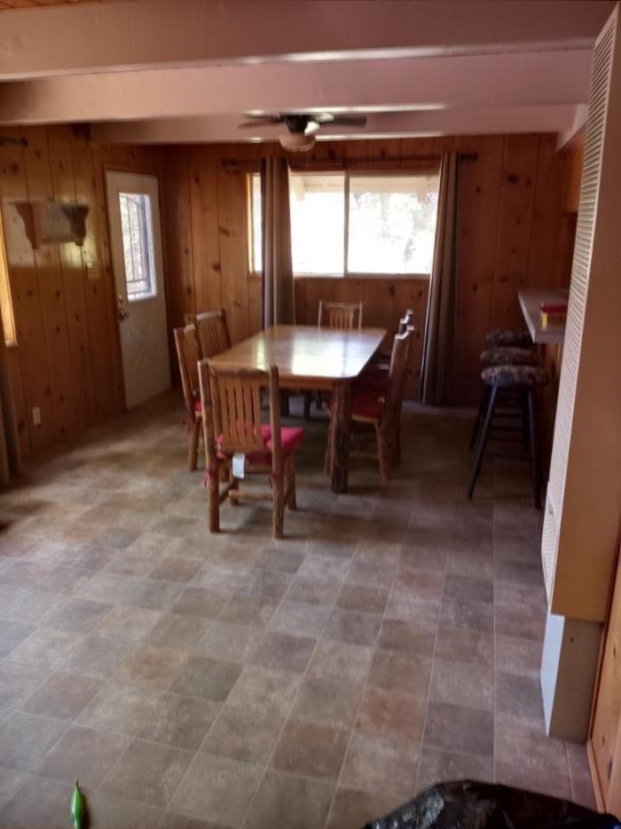 A photo of facility HIRZ CABIN dining table