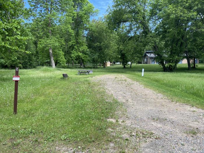 A photo of Site 005 of Loop STON at STONY POINT with Picnic Table, Electricity Hookup, Fire Pit