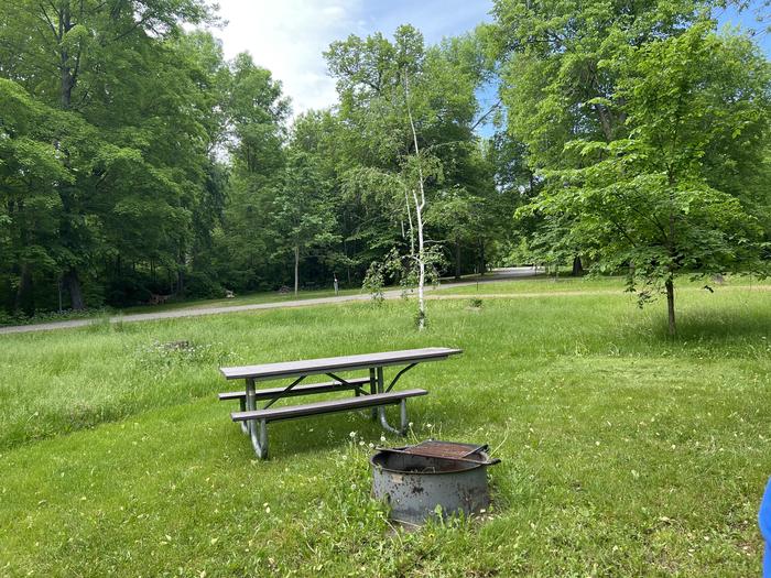 A photo of Site 006 of Loop STON at STONY POINT with Picnic Table, Fire Pit