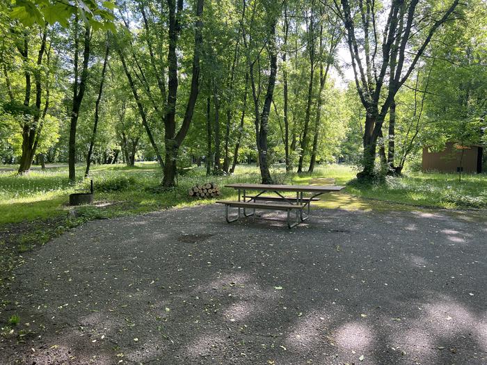 A photo of Site 030 of Loop STON at STONY POINT with Picnic Table, Fire Pit