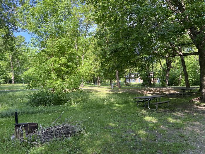 A photo of Site 013 of Loop STON at STONY POINT with Picnic Table, Fire Pit, Shade