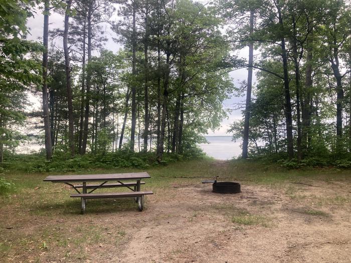 A photo of Site 003 of Loop SOUTH PIKE BAY  at SOUTH PIKE BAY with Picnic Table, Fire Pit