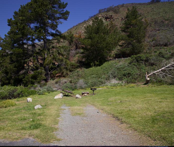A photo of Site 030 of Loop KIRK CREEK CAMPGROUND at KIRK CREEK CAMPGROUND with Picnic Table