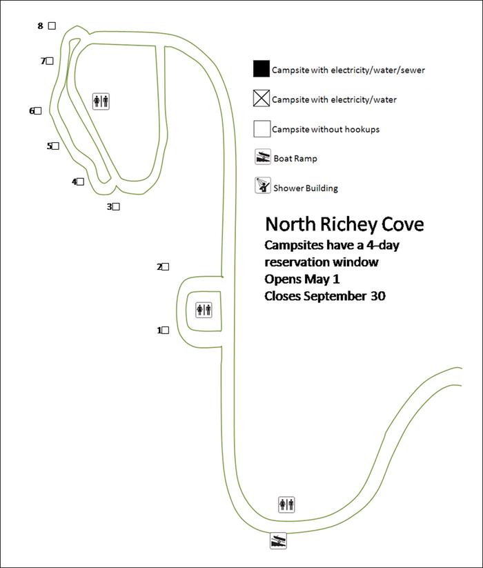 North Richey Cove Map
